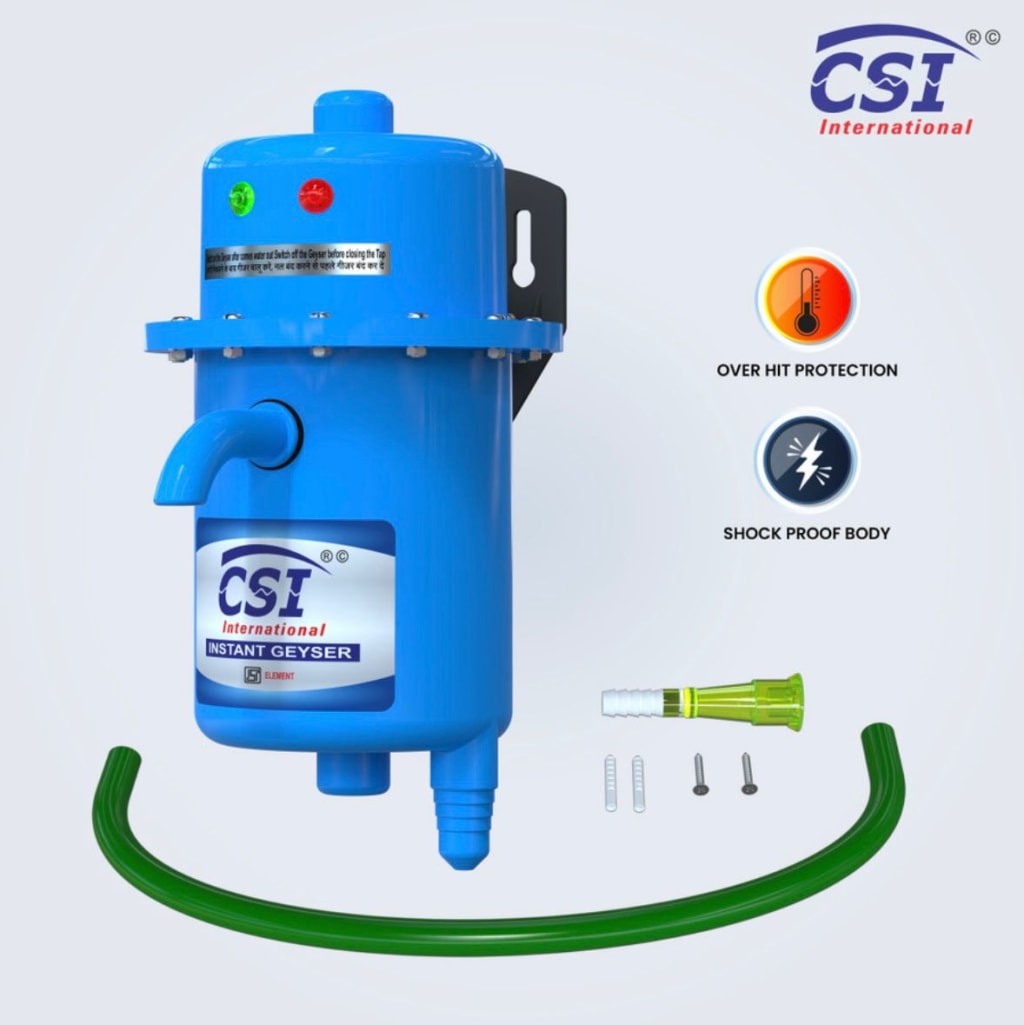 Instant Electric Water Geyser, Portable Geyser, Mini Geyser